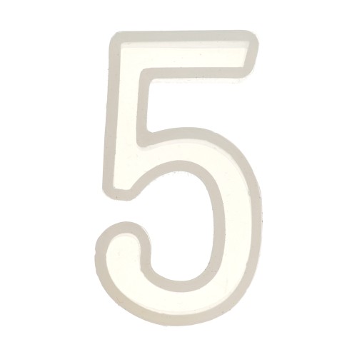 Stampo silicone per fare la cifra 5 in resina 41x18 mm x1