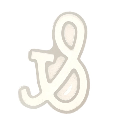 Stampo silicone per fare il simbolo & in resina 39x26 mm x1
