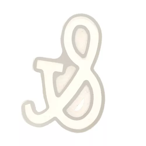 Stampo silicone per fare il simbolo & in resina 39x26 mm x1