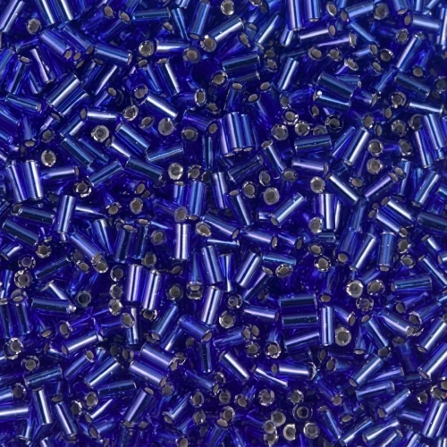 Bugles Miyuki mm. 3 BGL1-020 - Silver lined Dark Sapphire x10g