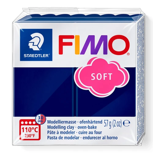 Pasta per modellare Fimo Soft gr. 57 Blu Windsor (n°35)