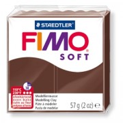 Pasta per modellare Fimo Soft gr. 57 Cioccolato (n°75)