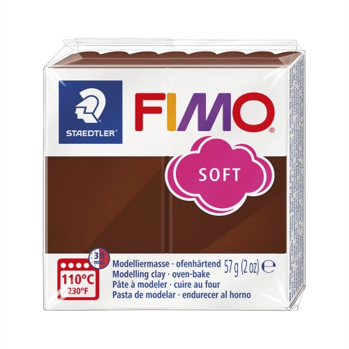 Pasta per modellare Fimo Soft gr. 57 Cioccolato (n°75)