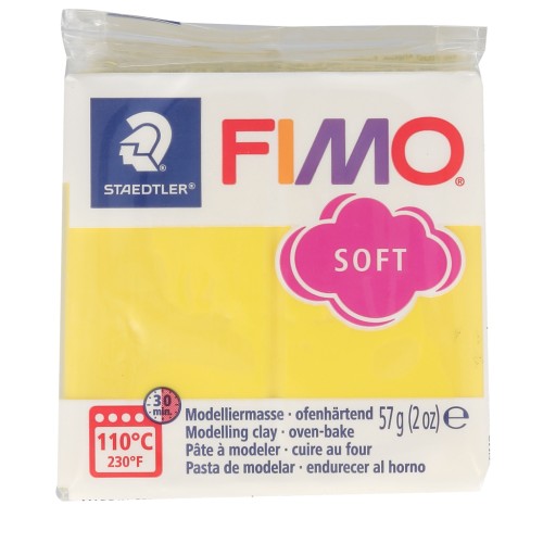 Pasta per modellare Fimo Soft gr. 57 Limone (n°10)