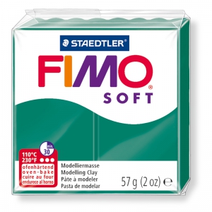 Pasta per modellare Fimo Soft gr. 57 Smeraldo (n°56)