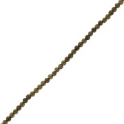 Perline rotonde da 2 mm in pietra semipreziosa - Ossidiana maculata x40cm