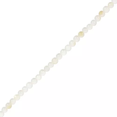 Perle rotonde 2 mm - Madreperla bianca x38cm