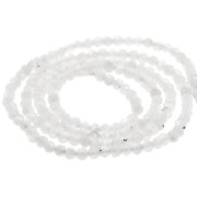 Perline sfaccettate rotonde da 2 mm in pietra semipreziosa x39cm|raw }}