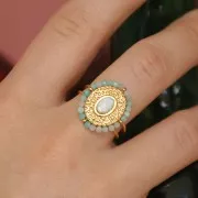 Perline sfaccettate rotonde da 2 mm in pietra semipreziosa x39cm