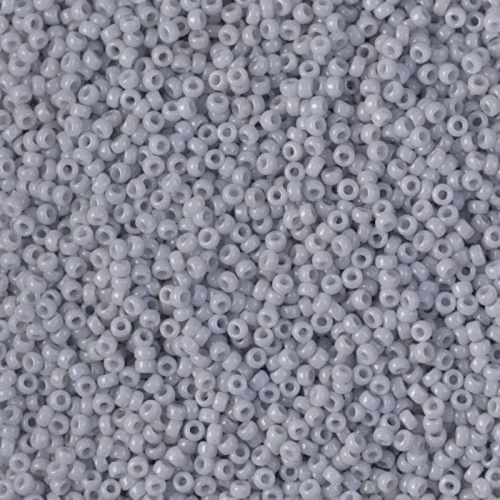 Rocaille Miyuki 15/0 498 - Opaque Cement Gray x8g