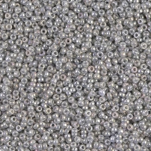 Rocaille Miyuki 15/0 1866 - Opaque Gray Luster x8g