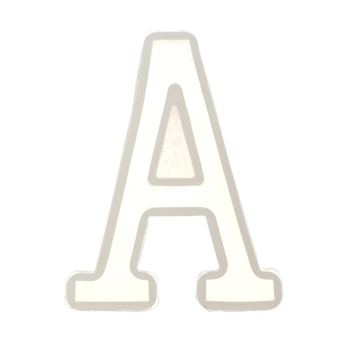 Stampo silicone per fare la lettera A in resina 40x30 mm x1