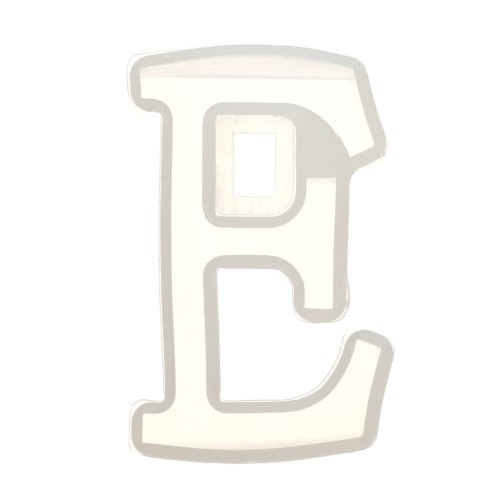 Stampo silicone per fare la lettera E in resina 40x23mm x1