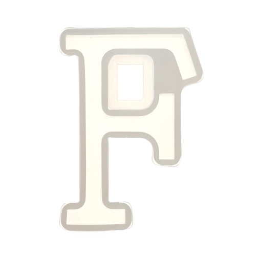 Stampo silicone per fare la lettera F in resina 40x25mm x1