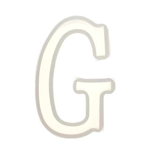 Stampo silicone per fare la lettera G in resina 40x23mm x1