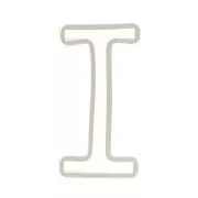 Stampo silicone per fare la lettera I in resina 40x18mm x1