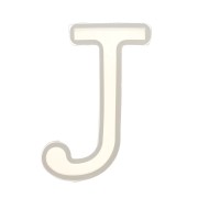 Stampo silicone per fare la lettera J in resina 40x19mm x1|raw }}