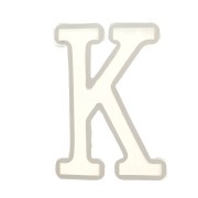 Stampo silicone per fare la lettera K in resina 40x27mm x1|raw }}