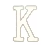 Stampo silicone per fare la lettera K in resina 40x27mm x1