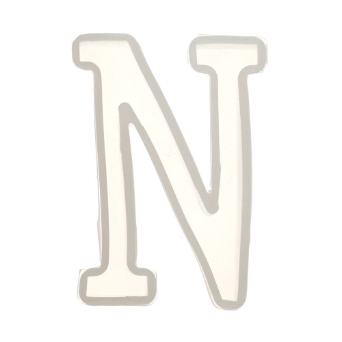 Stampo silicone per fare la lettera N in resina 40x28mm x1