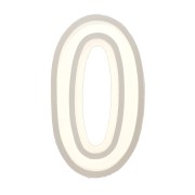 Stampo silicone per fare la lettera O in resina 40x23mm x1