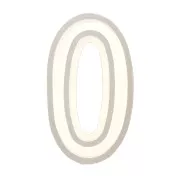 Stampo silicone per fare la lettera O in resina 40x23mm x1