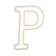 Stampo silicone per fare la lettera P in resina 40x22mm x1