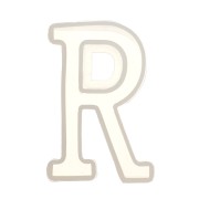 Stampo silicone per fare la lettera R in resina 40x26mm x1|raw }}