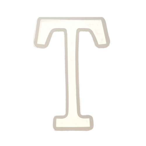 Stampo silicone per fare la lettera T in resina 40x24mm x1