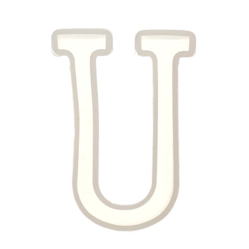 Stampo silicone per fare la lettera U in resina 40x25mm x1