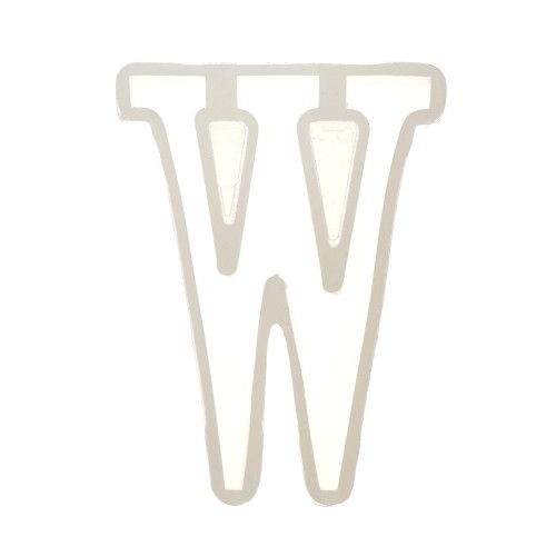 Stampo silicone per fare la lettera W in resina 40x28mm x1