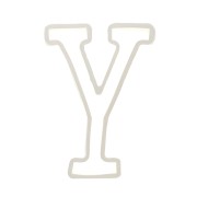 Stampo silicone per fare la lettera Y in resina 40x27mm x1