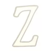 Stampo silicone per fare la lettera Z in resina 40x21mm x1