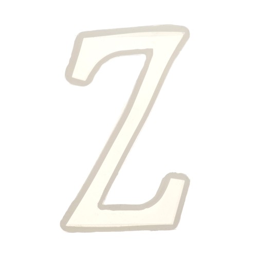 Stampo silicone per fare la lettera Z in resina 40x21mm x1