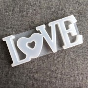 Stampo silicone per fare LOVE in resina 8x20.5 cm x1