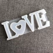 Stampo silicone per fare LOVE in resina 8x20.5 cm x1