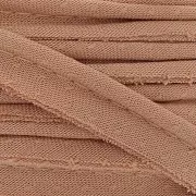 Bordino di viscosa Atelier Brunette 10 mm Dobby Maple x1m