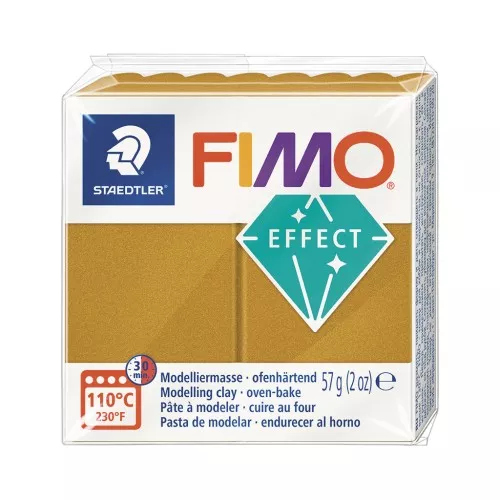 Pasta per modellare Fimo Effect gr. 57 Oro Metallic (n°11)