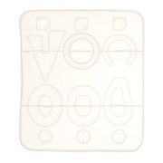 Stampo silicone n°5 per fare degli orecchini in resina 15x17 cm x1