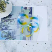 Stampo silicone n°8 per fare degli orecchini in resina 15x14 cm x1