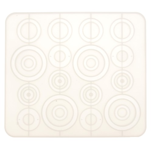 Stampo silicone per fare dei distanziatori e anelli aperti in resina 20x17.5 cm x1