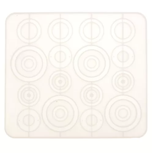 Stampo silicone per fare dei distanziatori e anelli aperti in resina 20x17.5 cm x1