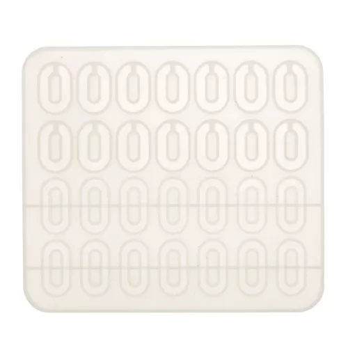 Stampo silicone per fare degli anelli ovali aperti chiusi in resina 16.5x15 cm x1