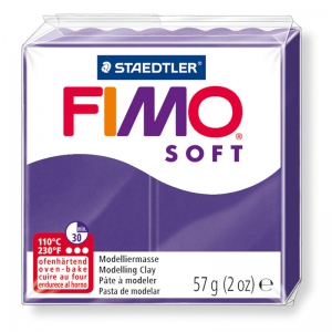 Pasta per modellare Fimo Soft gr. 57 Prugna (63)