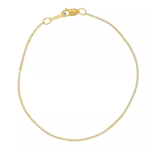 Bracciale maglia forzatina 1.2 mm Gold filled x18 cm