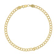 Bracciale maglia rombo doppio 3.6 mm Gold filled x18.5 cm|raw }}