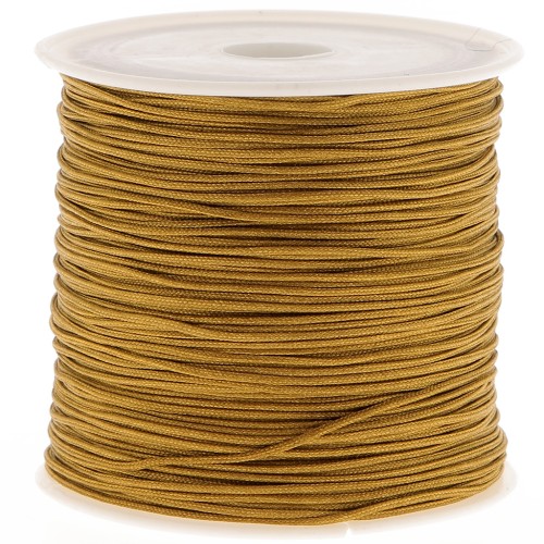Filo nylon intrecciato mm. 0.8 Antique Gold x50m