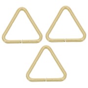 Anellini aperti triangolari 7.6x0.7 mm in Gold filled x5