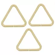 Anellini aperti triangolari 7.6x0.7 mm in Gold filled x5