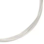 Filo duro rotondo 0,5 mm - temprato - Argento 925 x1m